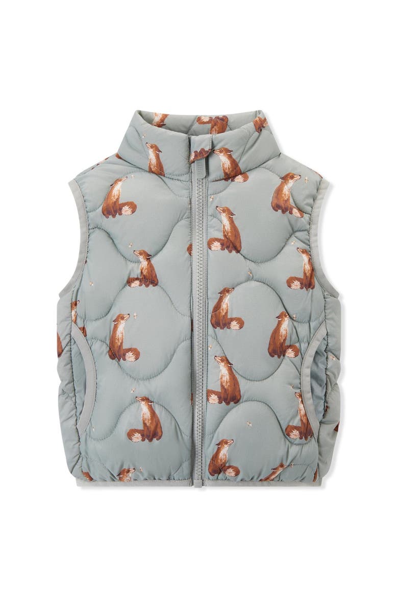 Down Vest, Main, color, Gold Fox