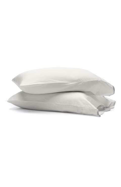 Signature Curved Edge Set of 2 Organic Cotton Pillowcases