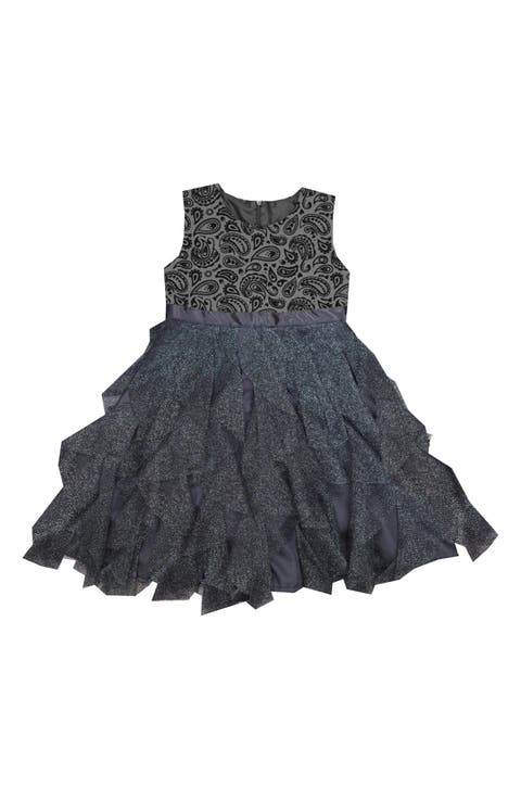 Kids' Sparkle Tiered Party Dress (Little Kid & Big Kid)