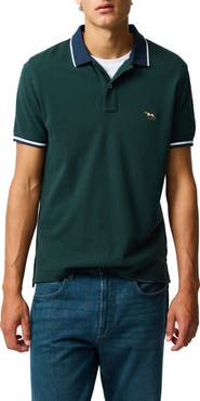 Rodd & Gunn New Lynn Sports Fit Tipped Cotton Piqué Polo