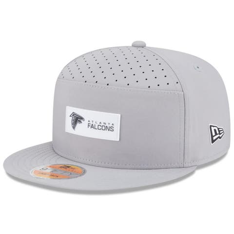 Men's New Era Gray Atlanta Falcons 2025 Sideline  Split Panel 9FIFTY Snapback Hat