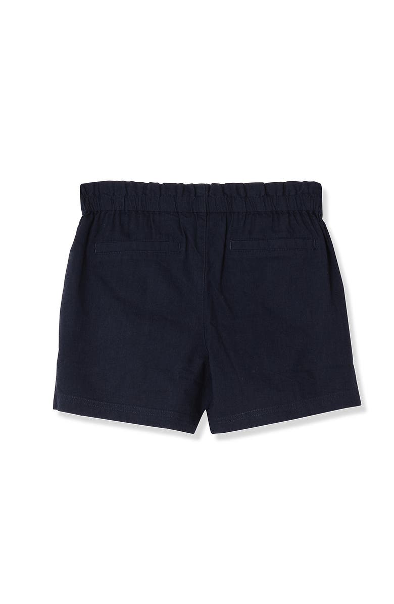Lands' End Girls Twill Shorts, Alternate, color, Classic Navy