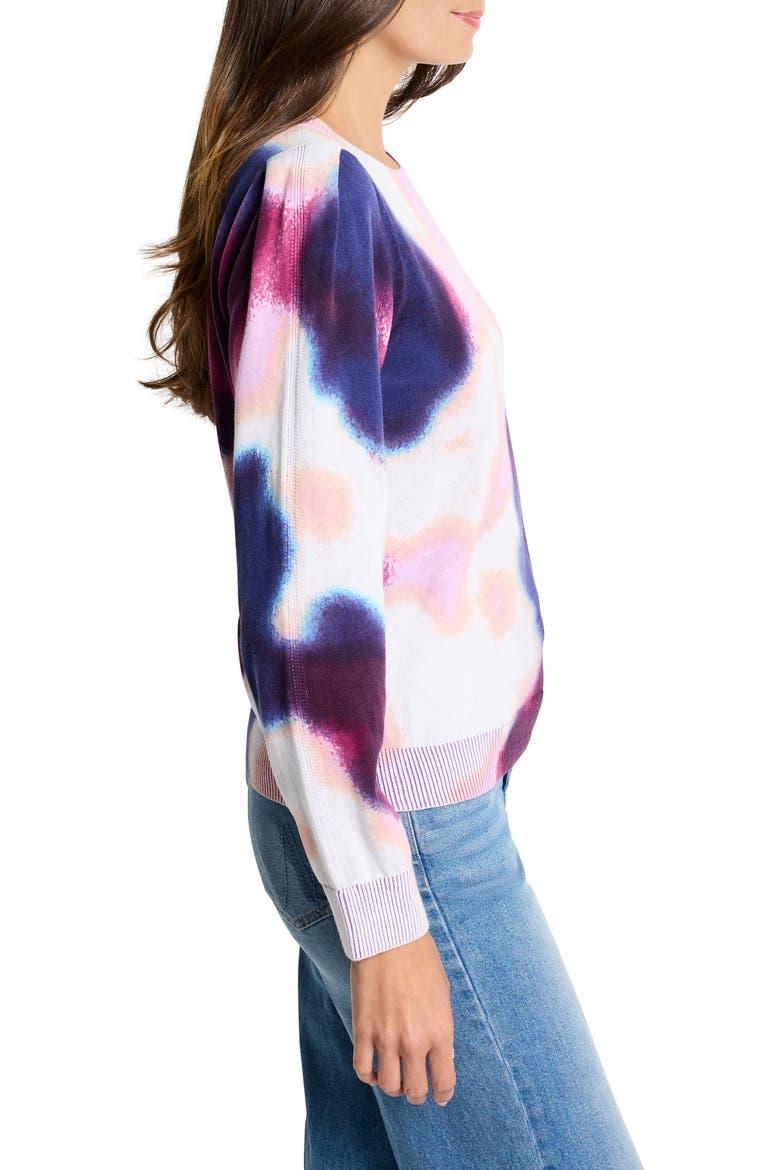 Blossom Blur Sweater, Alternate, color, PURPLE MULTI