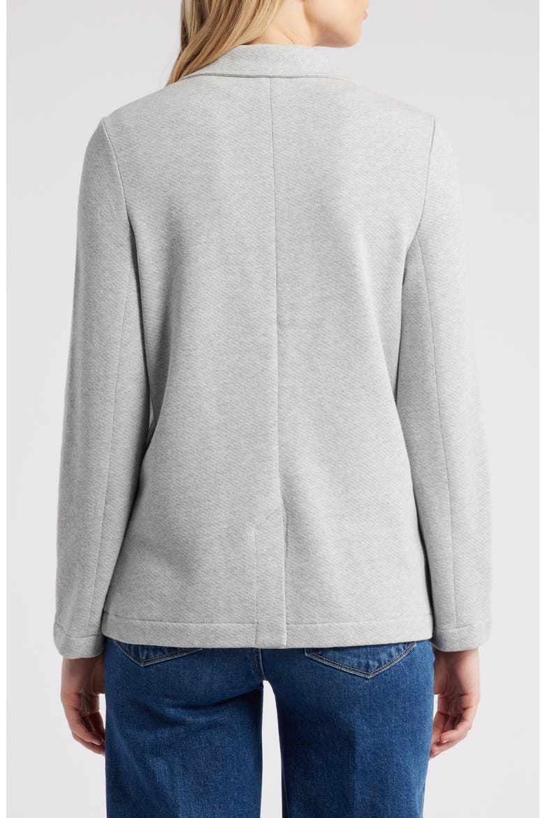 Relaxed Knit Blazer, Alternate, color, GREY HEATHER