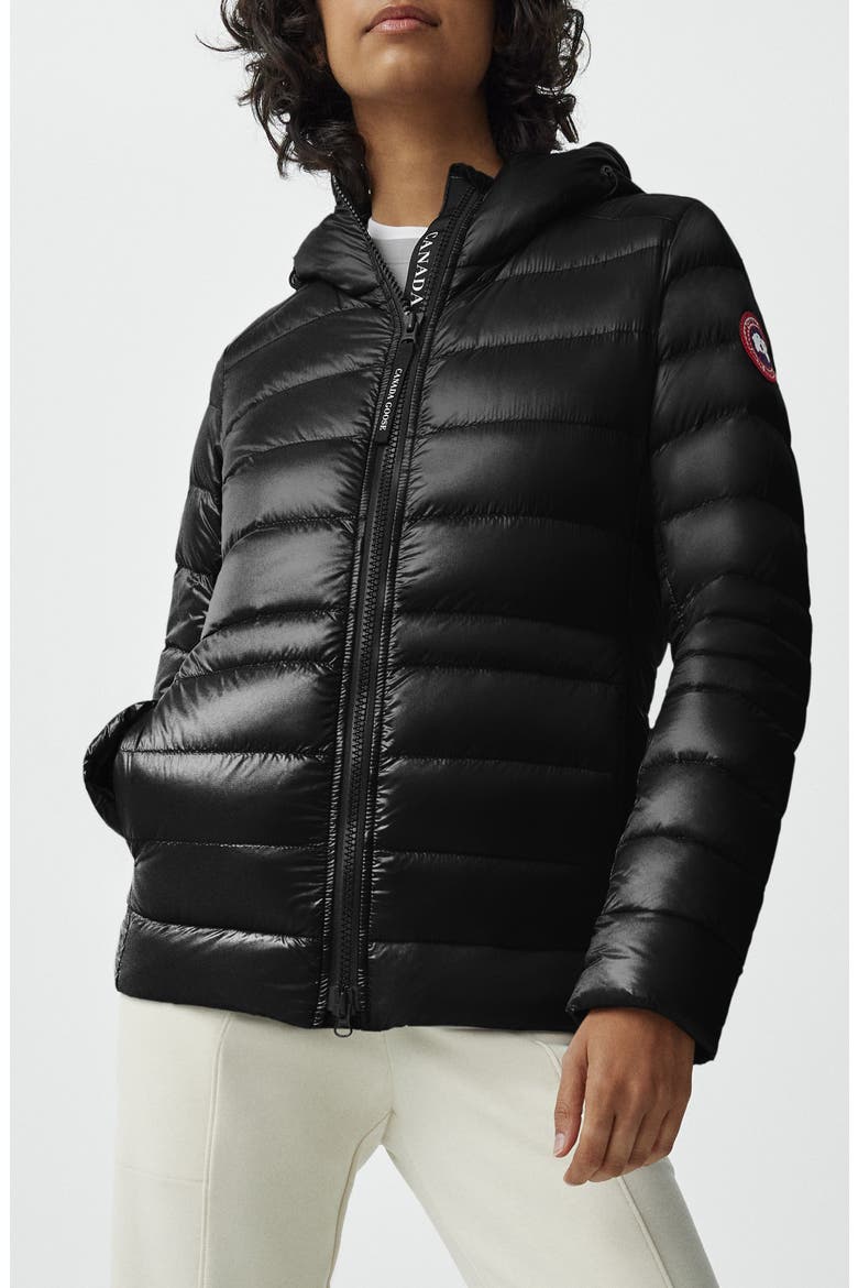 Cypress Packable Hooded 750-Fill-Power Down Puffer Jacket, Main, color, BLACK