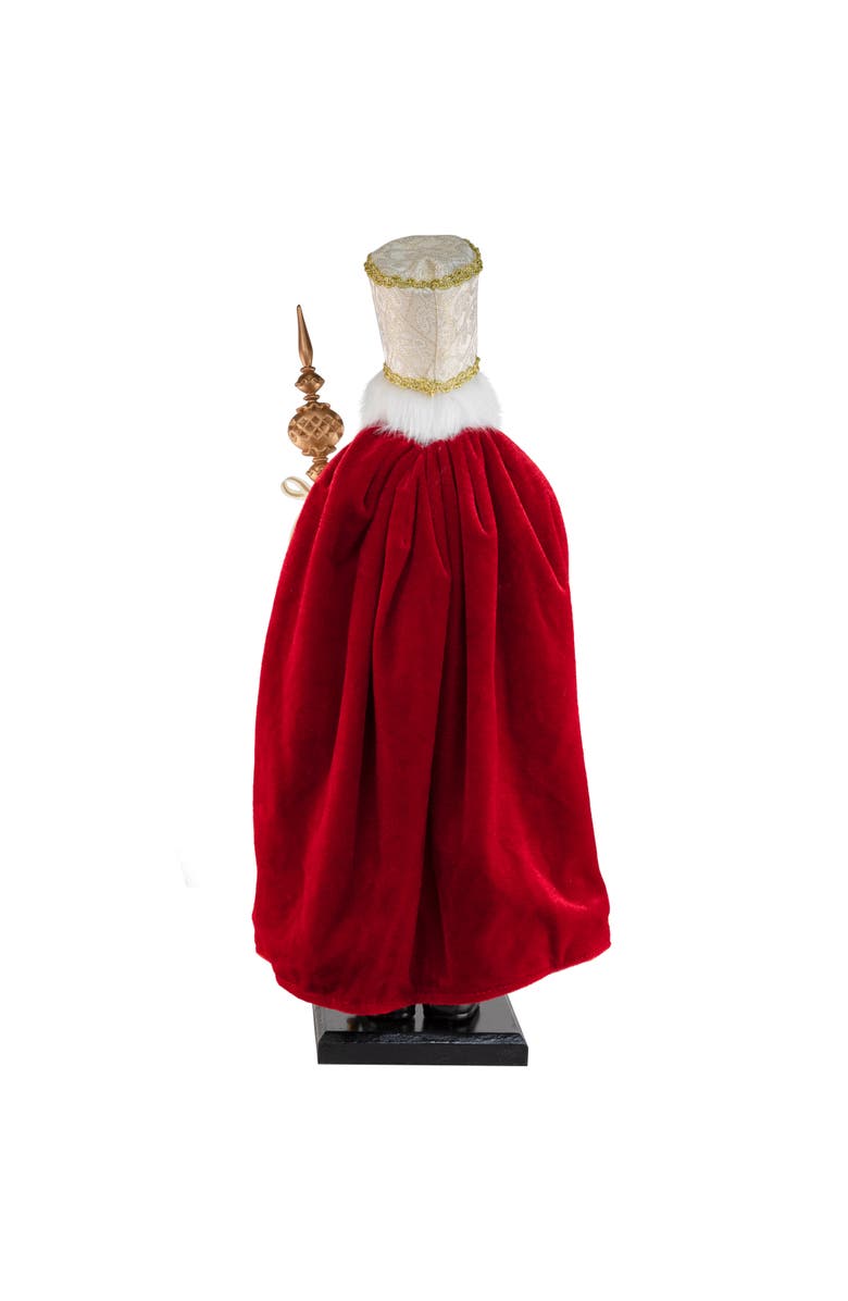 Northlight Royal King with Scepter Christmas Figure - 22" - Red and Green, Alternate, color, Red