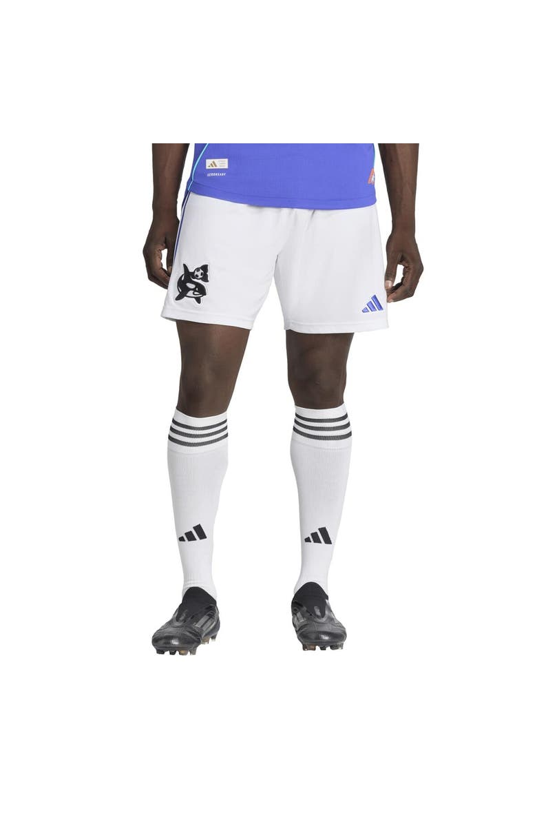 adidas Men's adidas White Seattle Sounders FC 2025 Archive Collection Authentic Shorts, Alternate, color, White