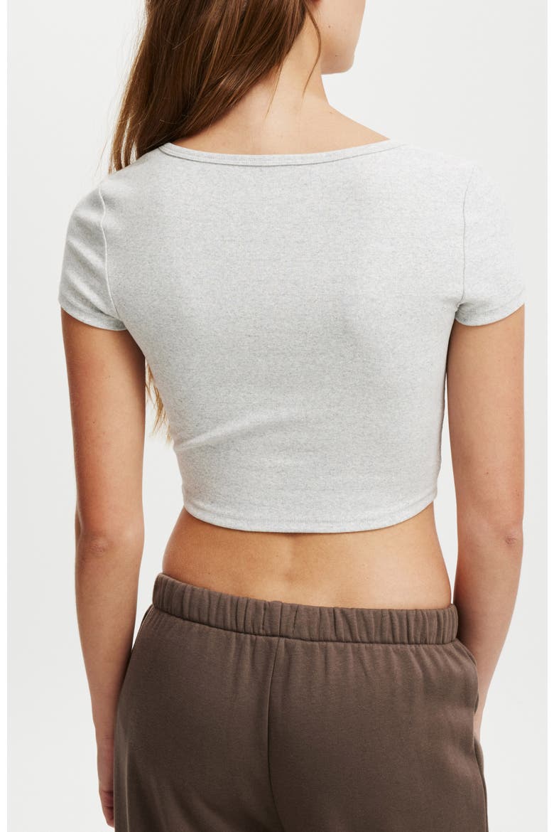 Scoop Neck Rib Graphic Tee, Alternate, color, Colorado  Soft Grey Marle