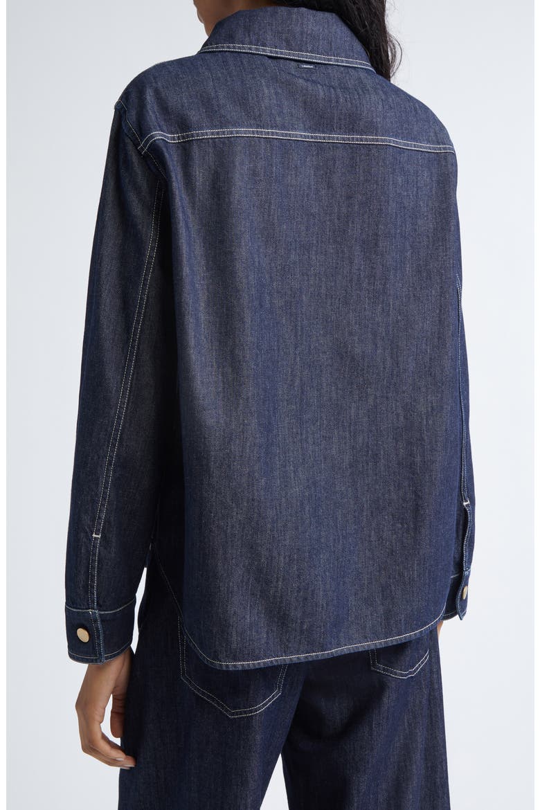Enfasi Denim Shirt Jacket, Alternate, color, ULTRAMARINE
