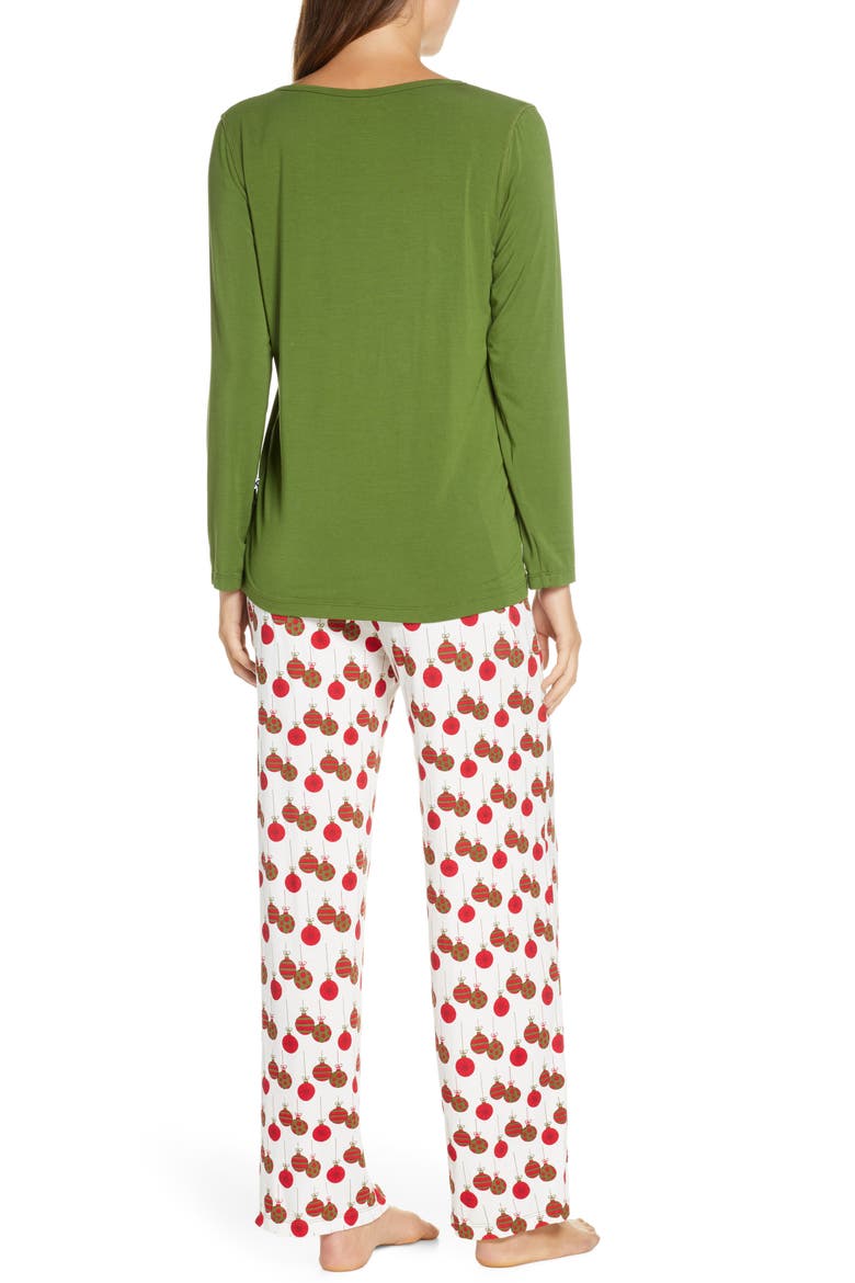 Loosey Goosey Pajamas, Alternate, color, NATURAL ORNAMENTS