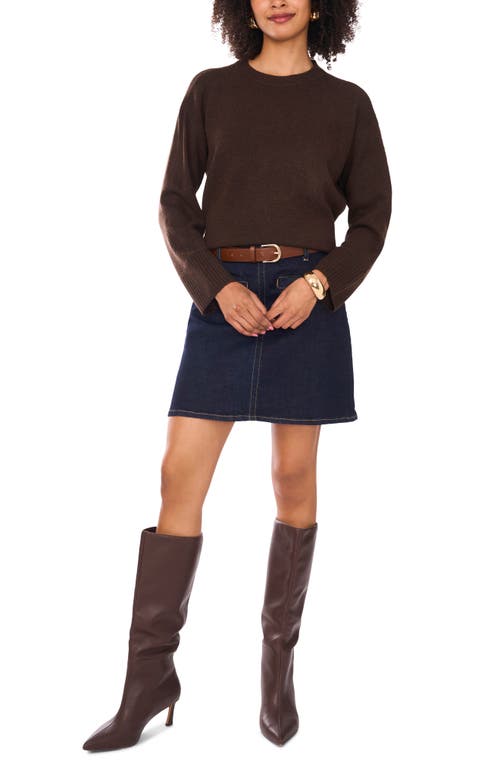 Vince Camuto Relaxed Fit Sweater In Brown