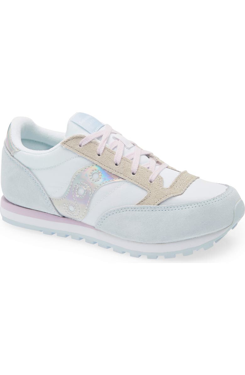 Saucony Kids' Jazz Original Sneaker, Main, color, White/ Blue