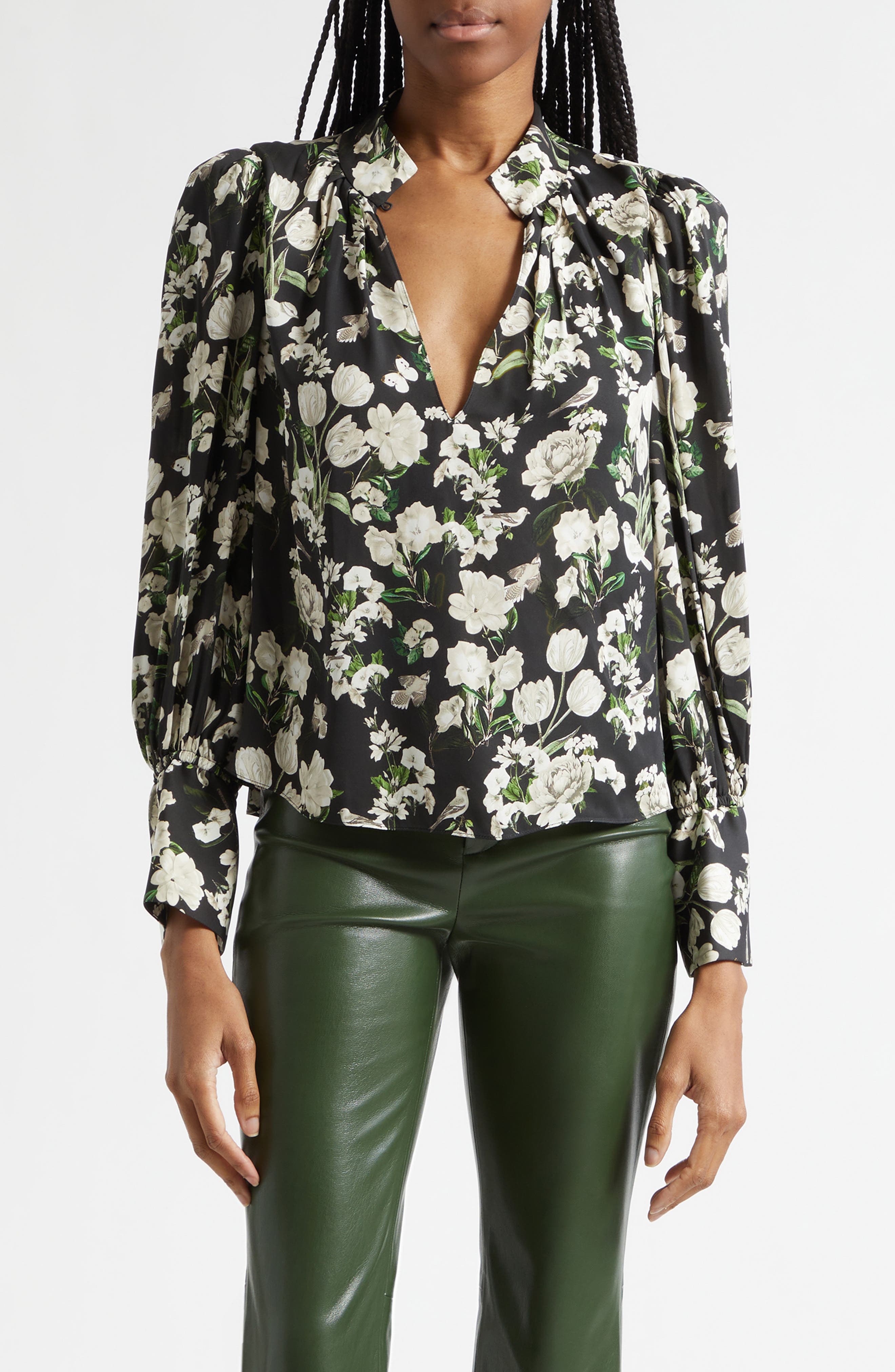 selected MORNINGSTAR FLORAL BLACK