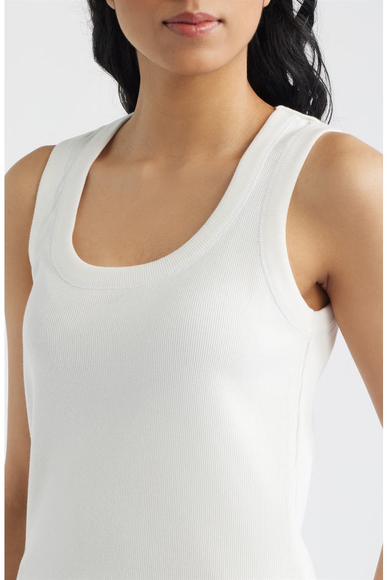 Square Neck Tank, Alternate, color, WHITE