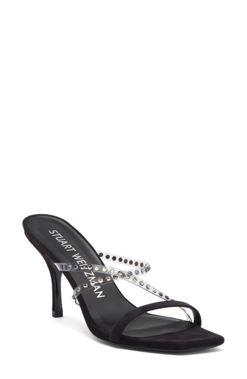 Stuart Weitzman Strapeze Crystal 85 Sandal