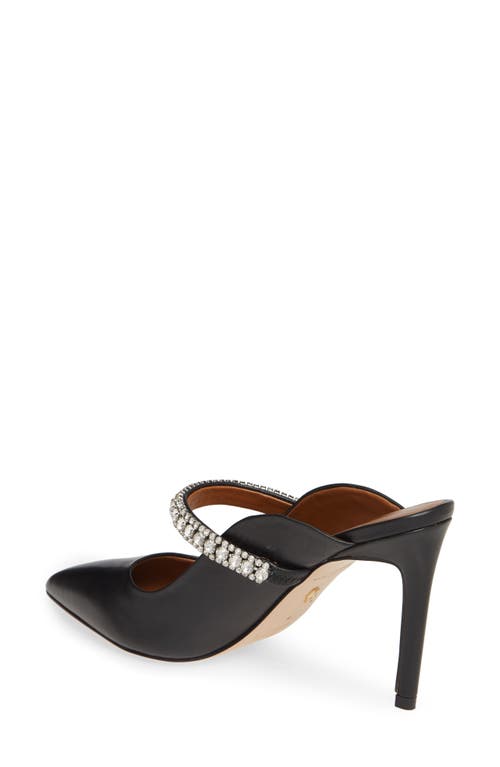 Kurt Geiger Rhinestone-embellished Pumps In Black Leather