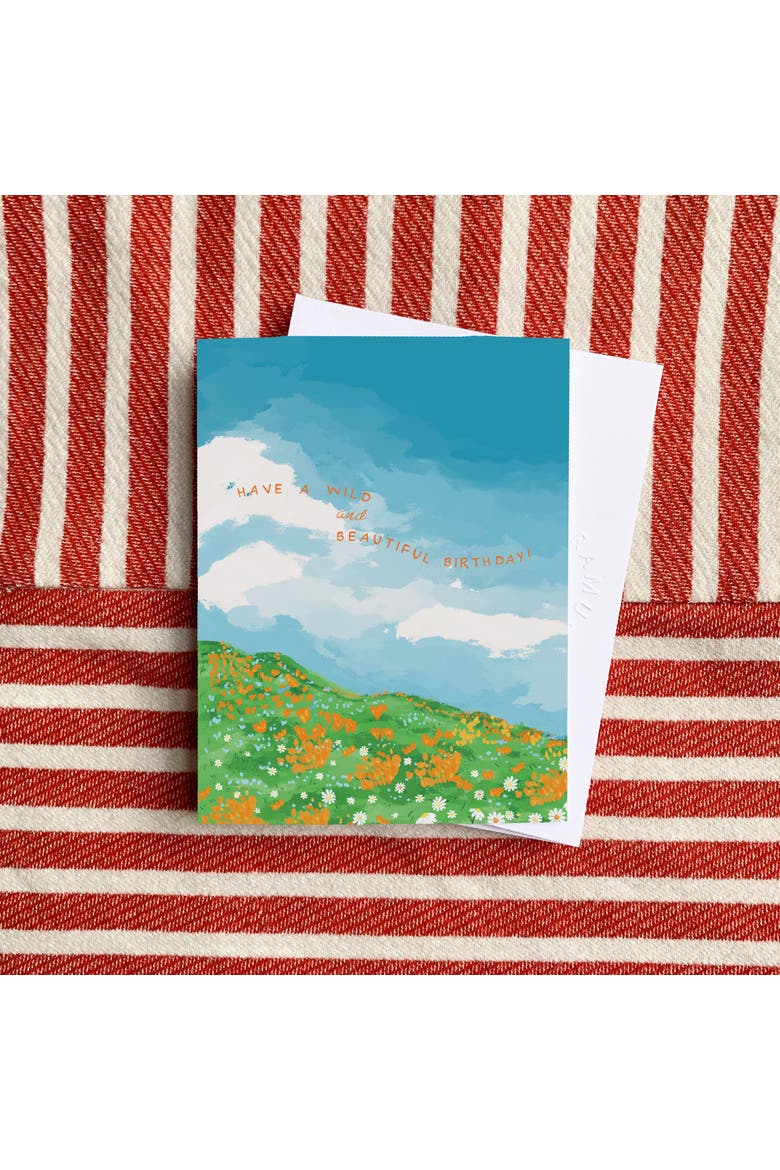 Birthday Greeting Card Pack (3ct) "Wild and Beautiful Birthday", Alternate, color, Multi-Pack