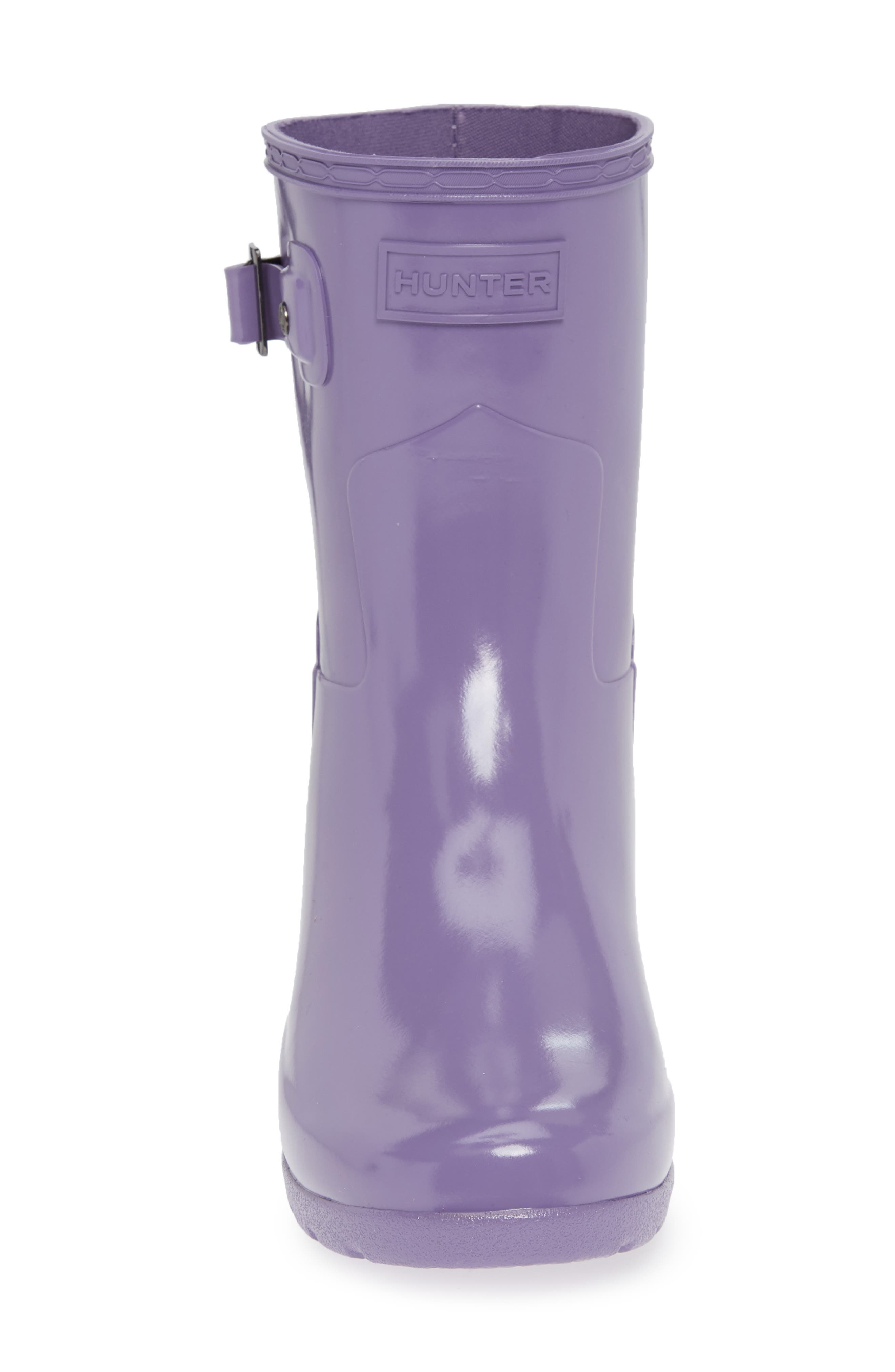Refined Short Gloss Rain Boot, Alternate, color, PARMA VIOLET