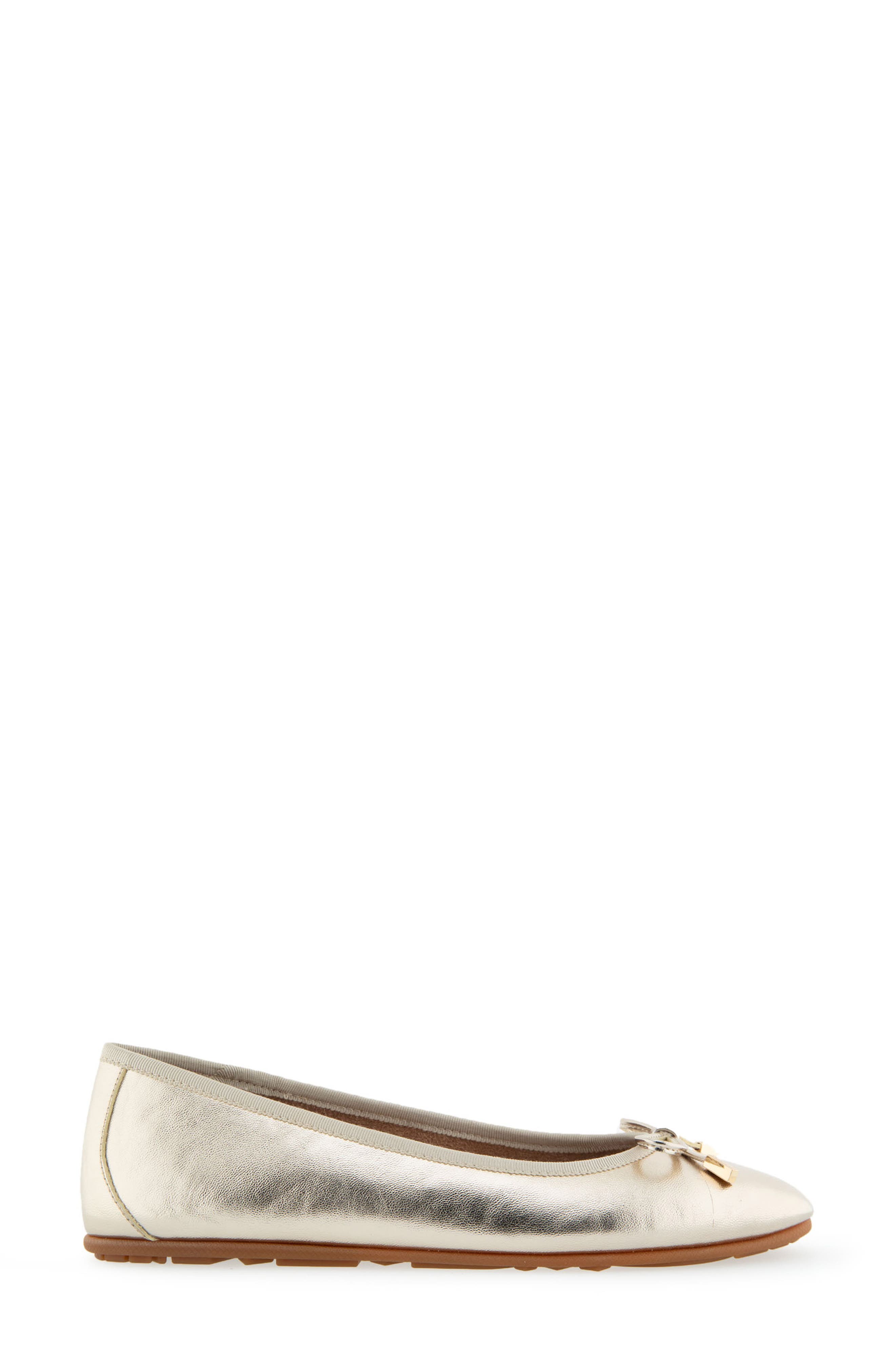 Aerosoles Pia Ballet Flat - Wide Width Available, Alternate, color, Soft Gold Pu
