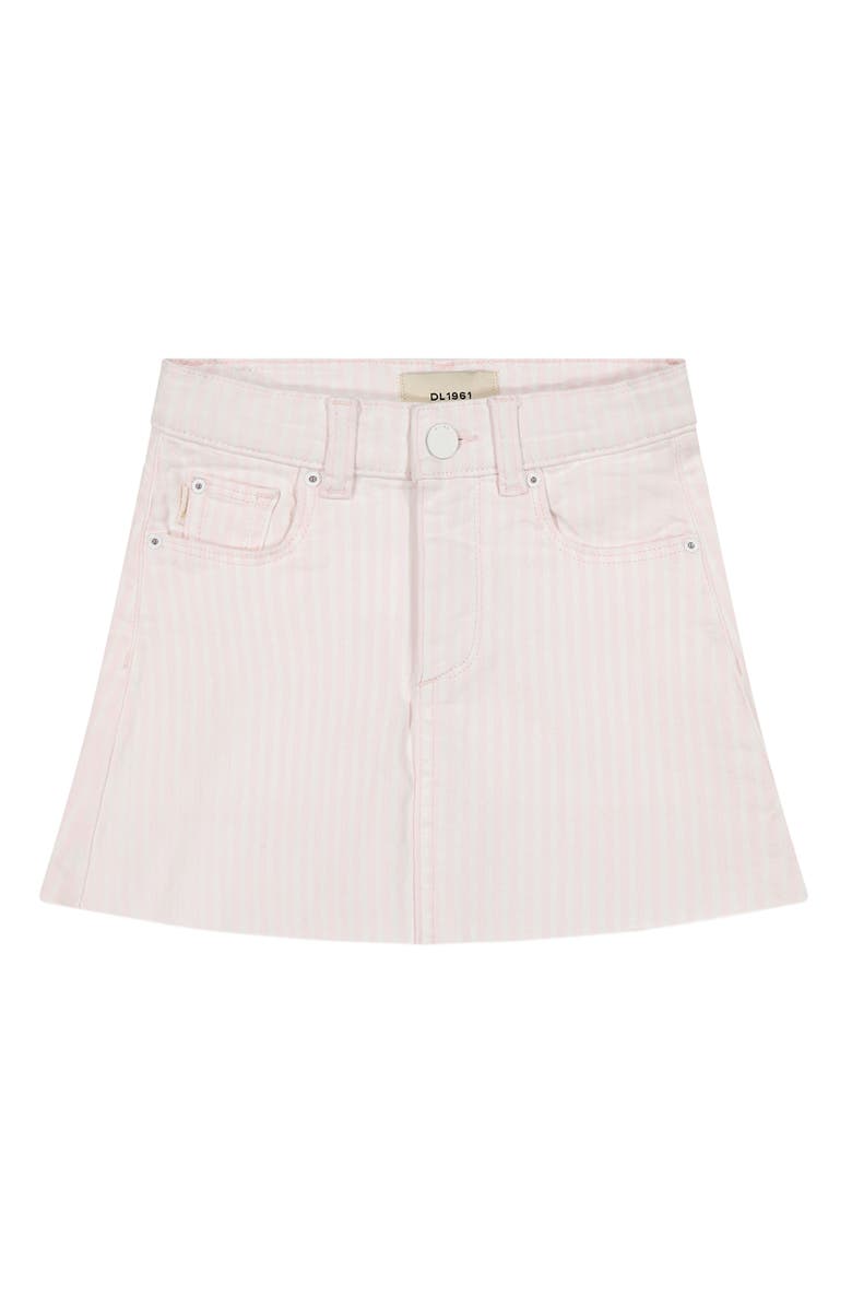 DL1961 Kids' Jenny Miniskirt, Main, color, Pink Stripe