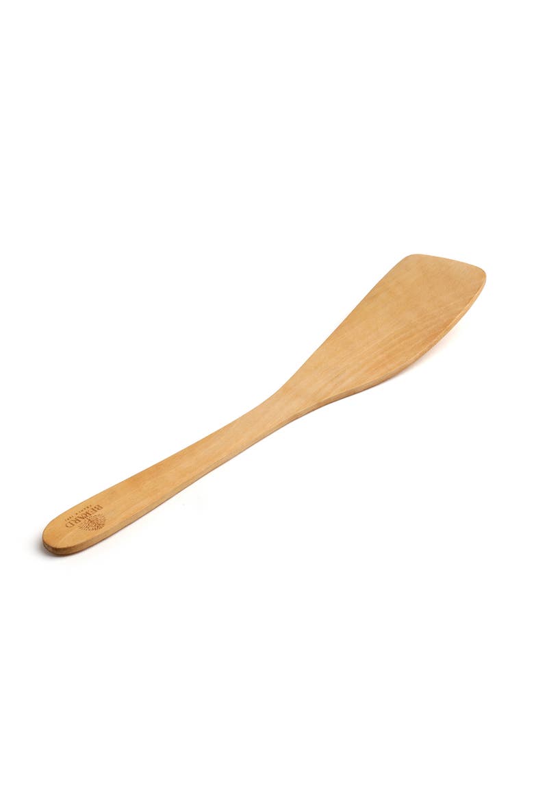 Contour Olive Wood Curved Spatula, 12-Inch, Main, color, Brown
