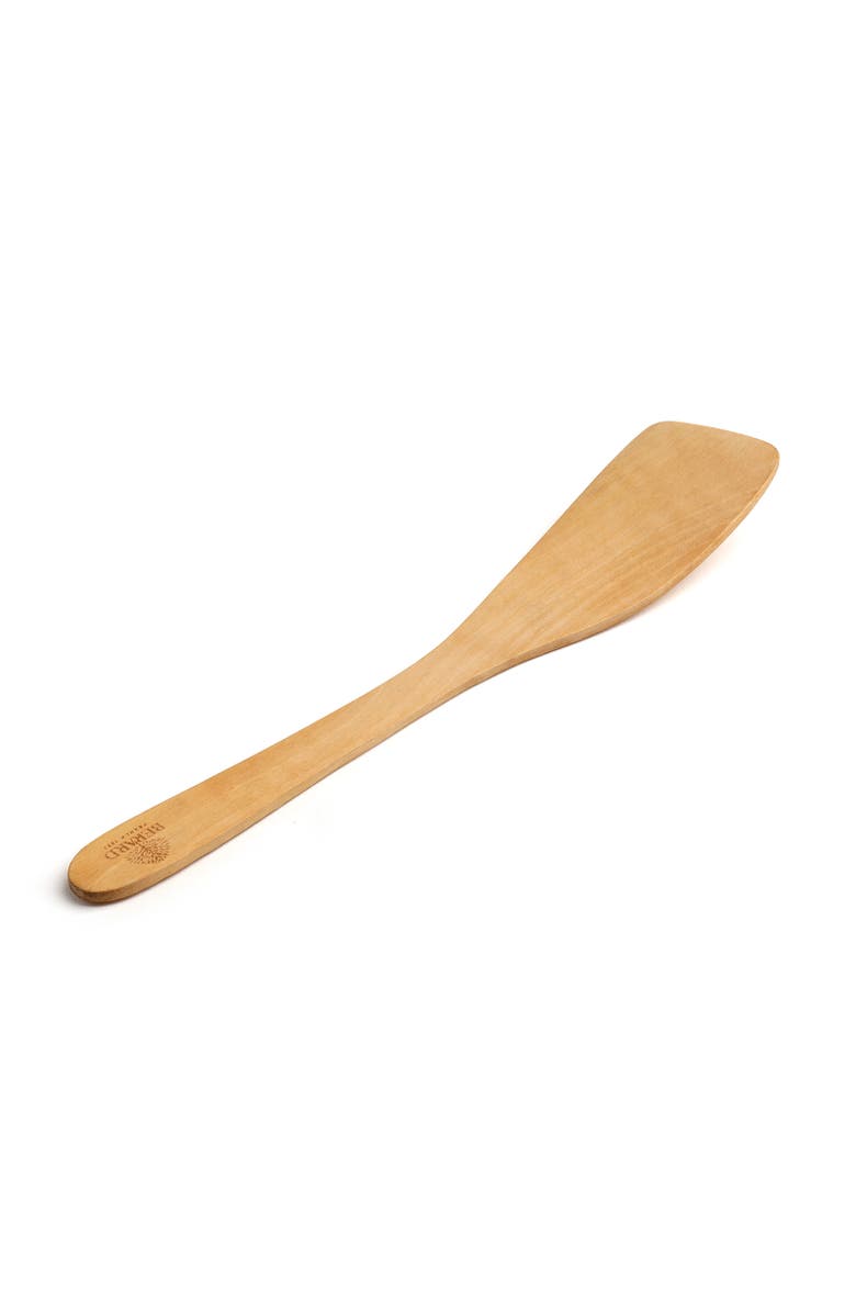 Berard Contour Olive Wood Curved Spatula, 12-Inch, Main, color,