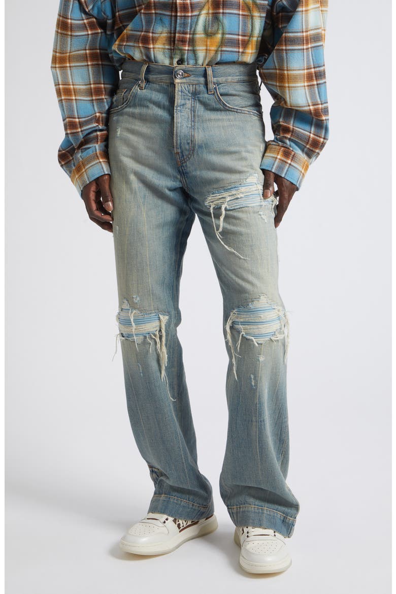 MX1 Straight Flare Jeans, Main, color, LAUREL FADE