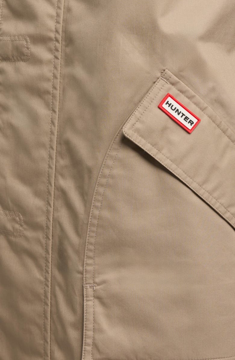 Hunter Downing Hooded Rain Jacket, Alternate, color, Teak