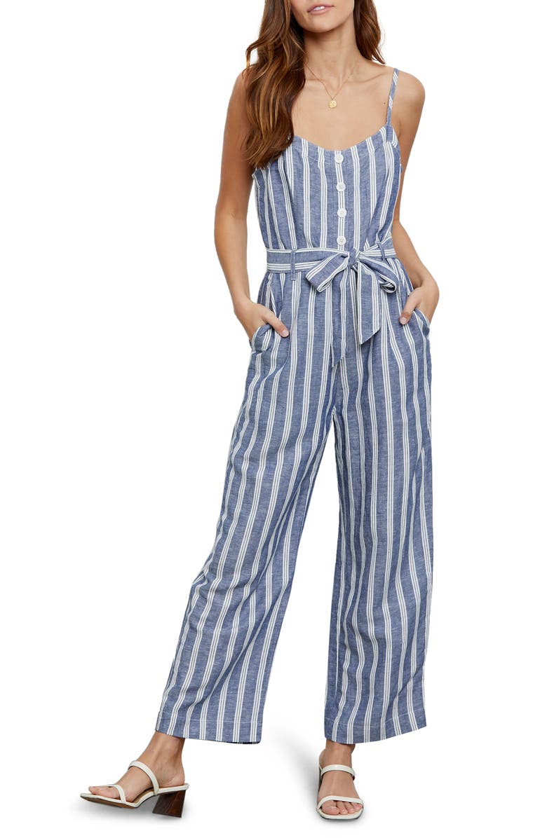 Rails Harper Tie Waist Crop Jumpsuit, Main, color,