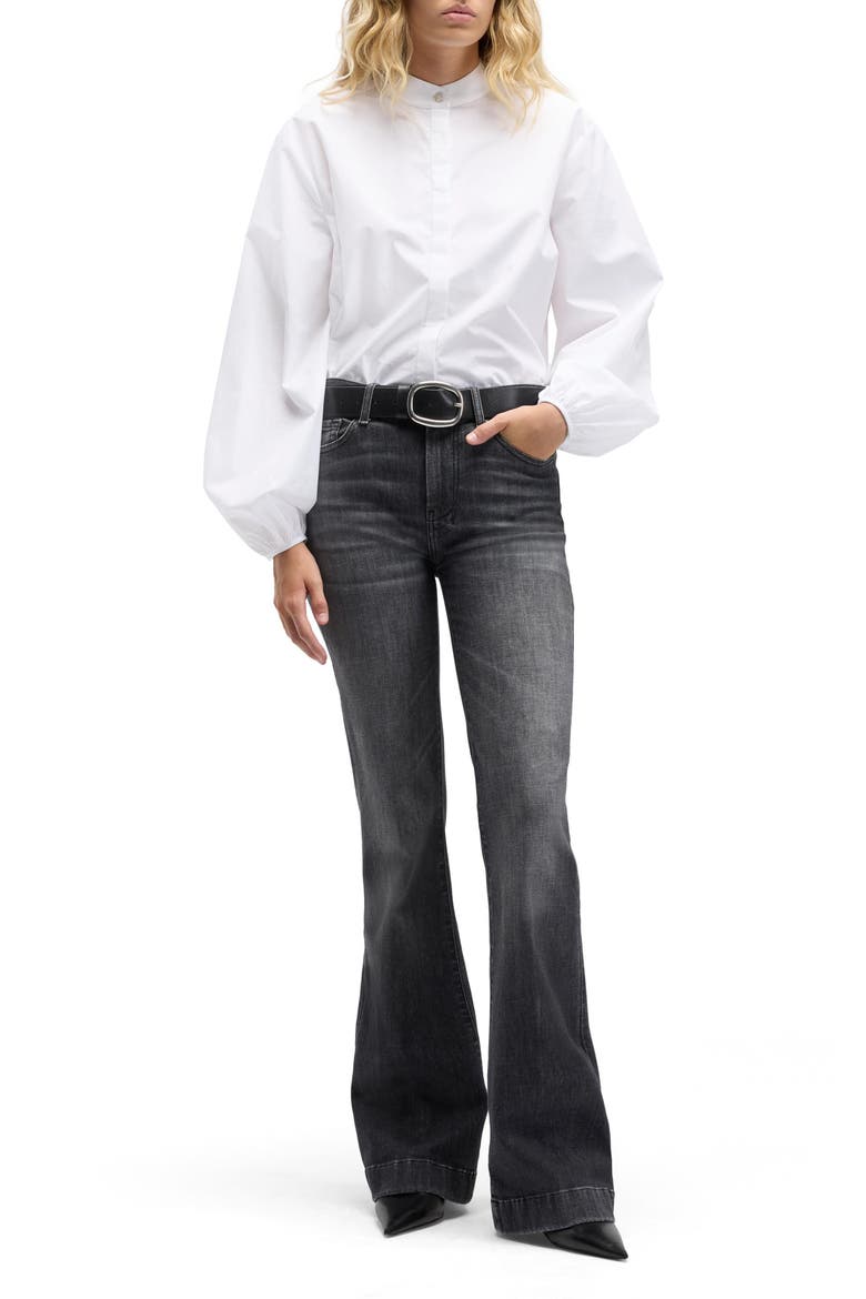 Dojo Wide Leg Jeans, Alternate, color, ROCKER WITH 7 S