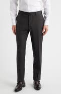 Canali Siena Regular Fit Super 130s Wool Solid Dress Pants
