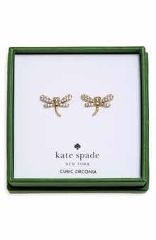 Pavé Dragonfly Stud Earrings