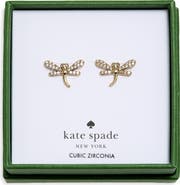 Kate Spade New York Pavé Dragonfly Stud Earrings