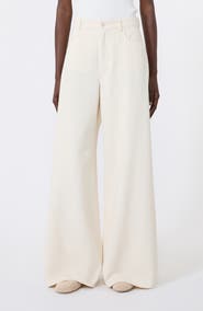 Weekend Max Mara Canneti Wide Leg Cotton Pants