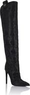 PHILIPP PLEIN High-Heel High Boots Mixed Strass Hexagon Women