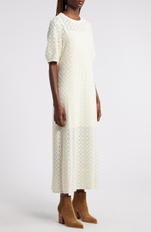 Treasure & Bond Brushed Lace Maxi Dress