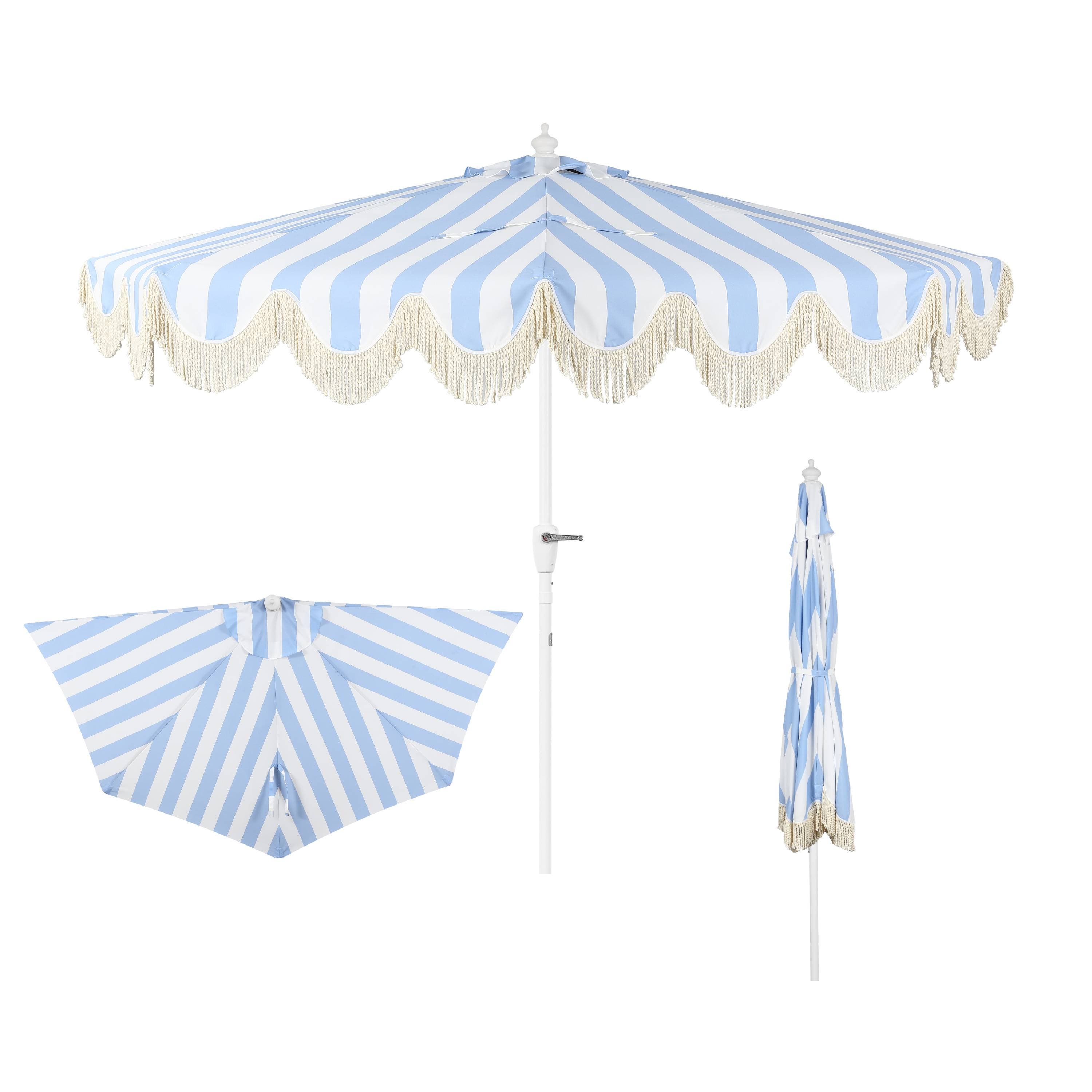 Light Blue/White Pole