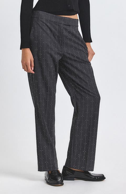 Reagan Mini Stud Detail Pants