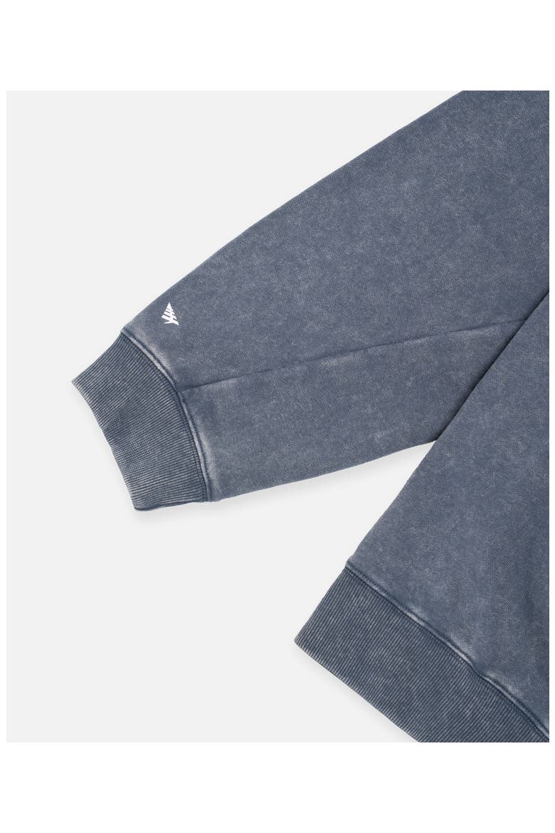 NY Felt Logo Sweatshirt, Alternate, color, WASHED NAVY