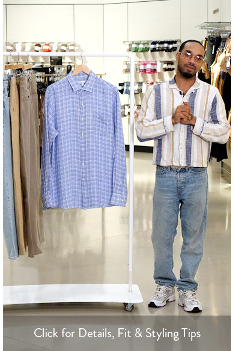 Chilwa Plaid LInen Button-Up Shirt video