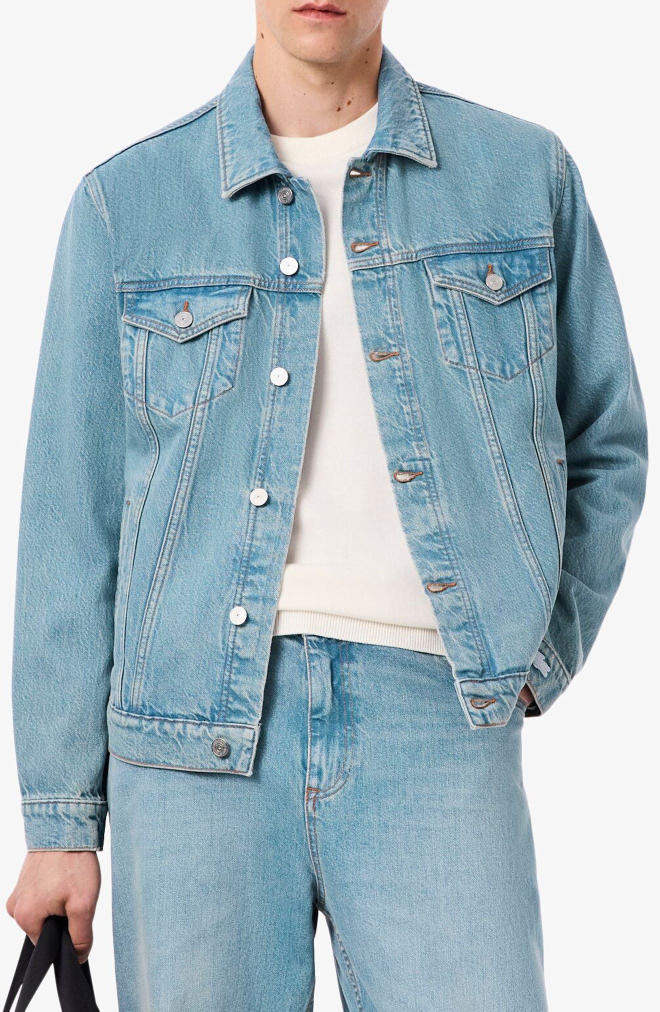 Crocodile Logo Denim Jacket