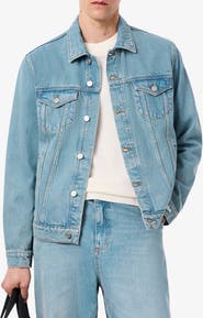 Lacoste Crocodile Logo Denim Jacket