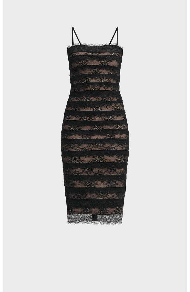 Herve Leger The Dara Dress, Alternate, color, Black