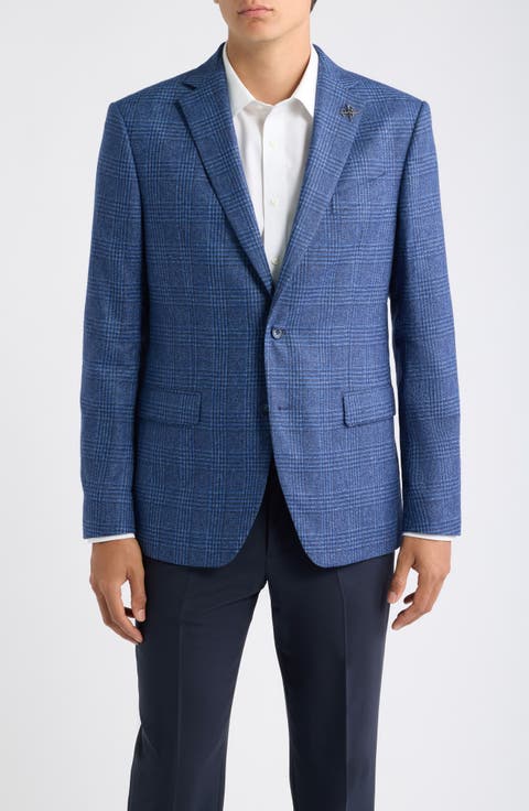 Bleecker Two-Button Wool Blend Plaid Suit