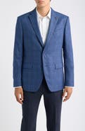 John Varvatos Star USA Bleecker Two-Button Wool Blend Plaid Suit