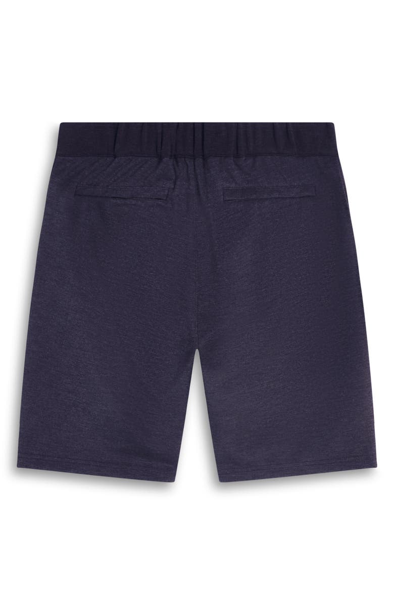 Bugatchi Soft Touch Knit Pintuck Pants, Alternate, color, Black