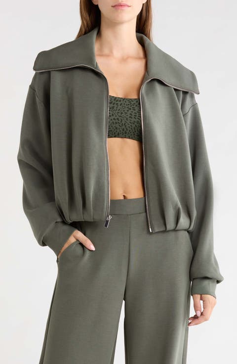 Dreamweave Pleated Full Zip Jacket