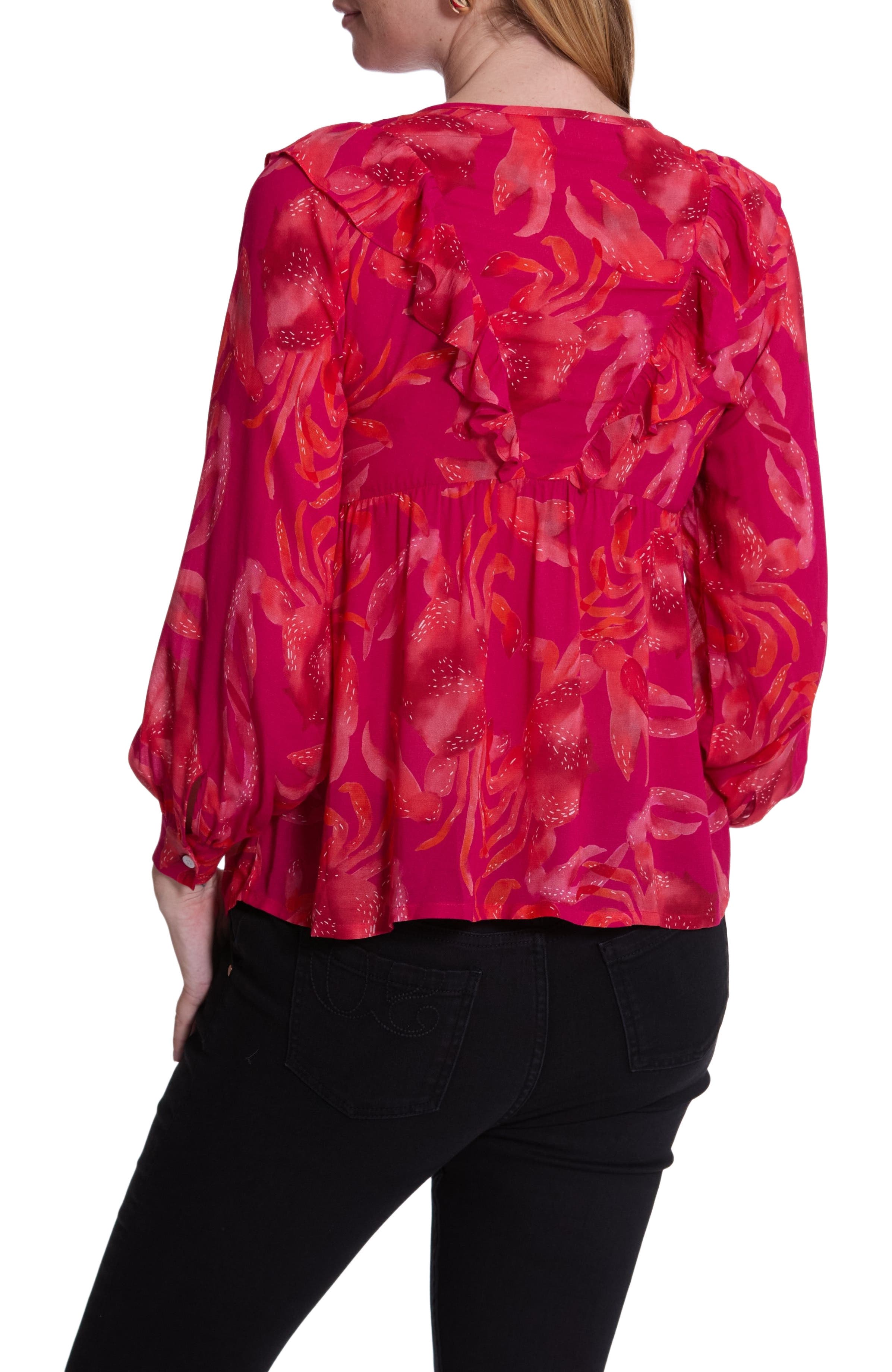 Nori maternity and nursing blouse - image 2
