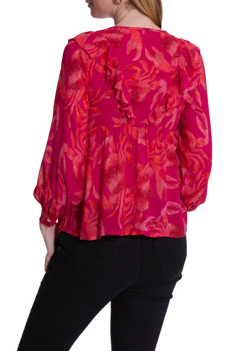 Cache Coeur Nori maternity and nursing blouse, Alternate, color, Multicolor