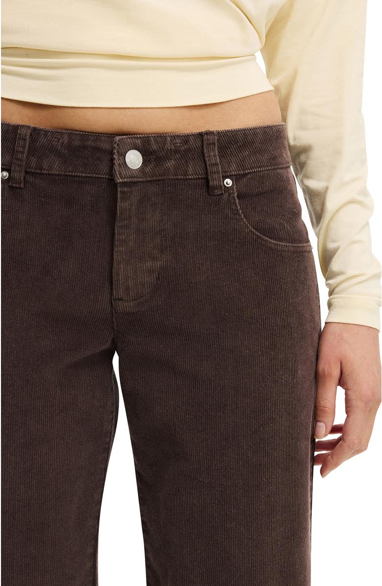 Cotton On Women's Low Rise Straight Cord Pant, Alternate, color,